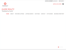 Tablet Screenshot of guide-realty.com